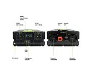 Green Cell PowerInverter LCD 12 volt 2000W/40000W car inverter with display - pure sine wave_4
