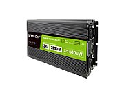 Green Cell PowerInverter LCD 24 V 3000W/60000W vehicle inverter with display - pure sine wave_1