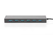 USB 3.0 Hub, 7-port Incl. 5V/3,5A power supply, Aluminium housing_4