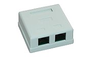 Priza UTP dubla aplicata cat.5e - EMTEX, 
