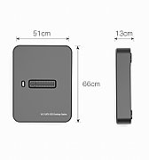 GEMBIRD Desktop USB Type-C M.2 SATA NVME SSD drive docking station black_1