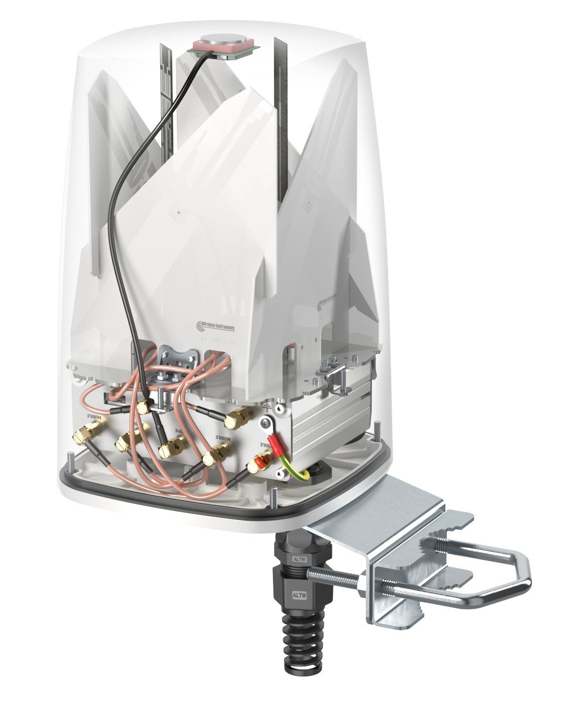 QuSpot for RUTX50, 4x Antenna 5G + Wi-Fi dual band + GPS_1