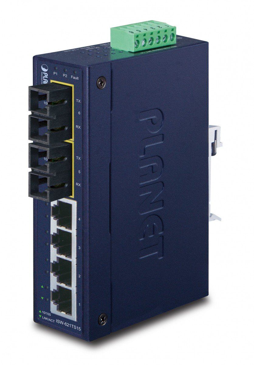 PLANET ISW-621TS15 switch-uri Fara management L2 Fast Ethernet (10/100) Albastru_1
