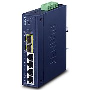 PLANET Industrial L2/L4 4-Port Gestionate L2/L4 Gigabit Ethernet (10/100/1000) Albastru_1