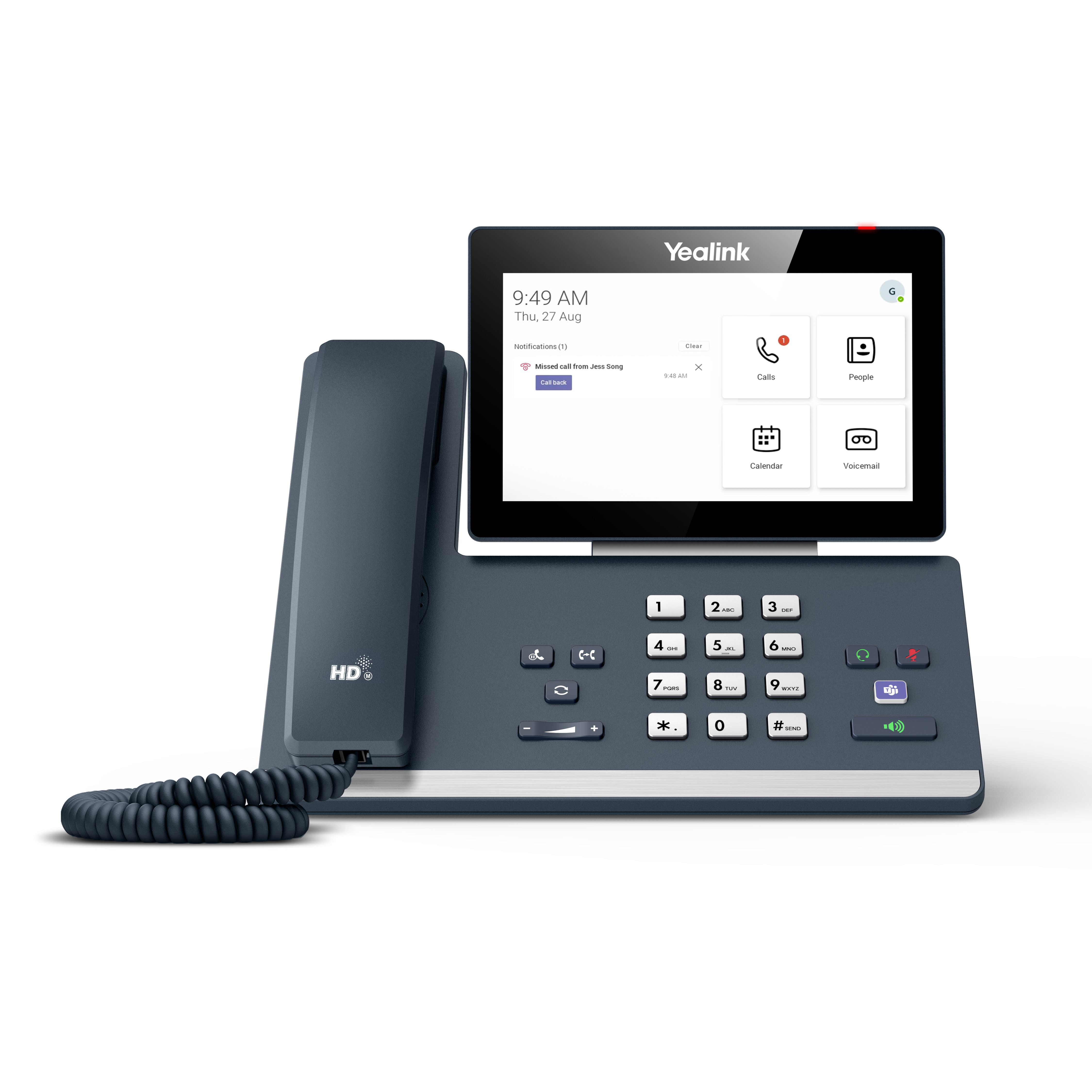 Yealink MP58 Microsoft Teams Edition telefoane IP Gri LCD Wi-Fi_5