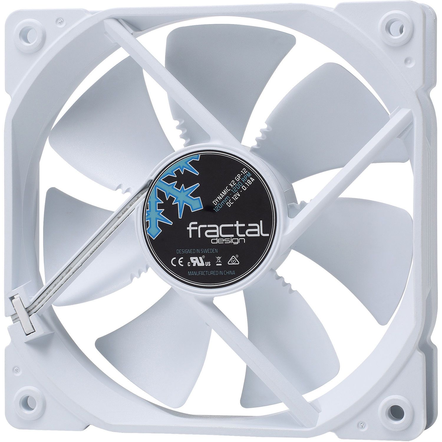 Fractal Design Dynamic X2 GP-12 White (FD-FAN-DYN-X2-GP12-WT)