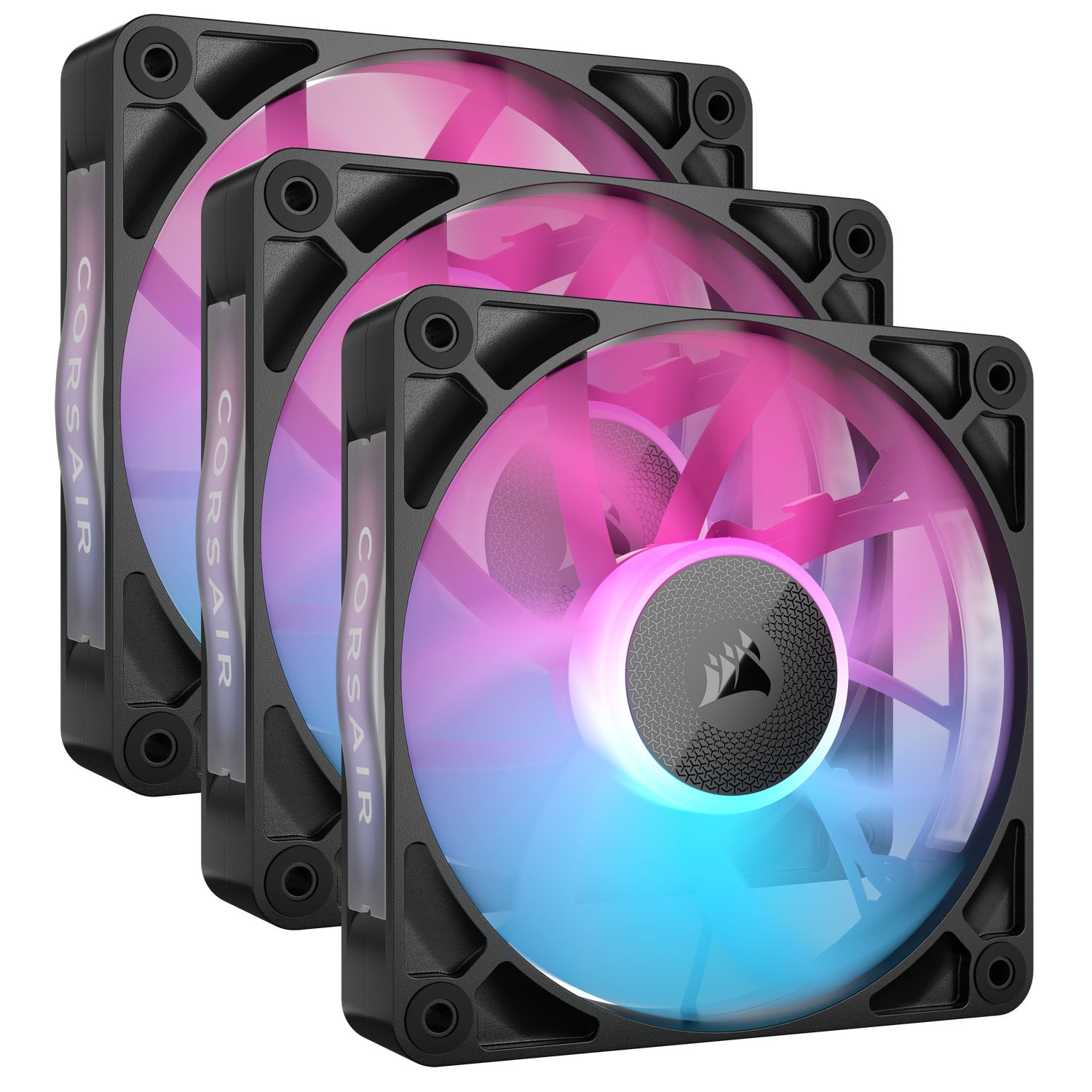 Ventilator Corsair CO-9051018-WW ,120 x 120 x 25 mm ,400 - 2100 RPM ,Negru ,RGB 