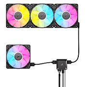 Ventilatoare Carcasa CORSAIR iCUE LINK RX120 3x120mm RGB NEGRU, viteza 0.400-2100 RPM +/- 10%, Airflow: 10.5-74.2 CFM, Presiune Statica: 0.12-4.38 mm-H2O, Nivel de zgomot: 10-36dBA, Prindere magnetica, Lungime cablu 135mm, 600mm_11