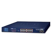 PLANET GSW-1820VHP switch-uri Fara management Gigabit Ethernet (10/100/1000) Power over Ethernet (PoE) Suport 1U Albastru_1
