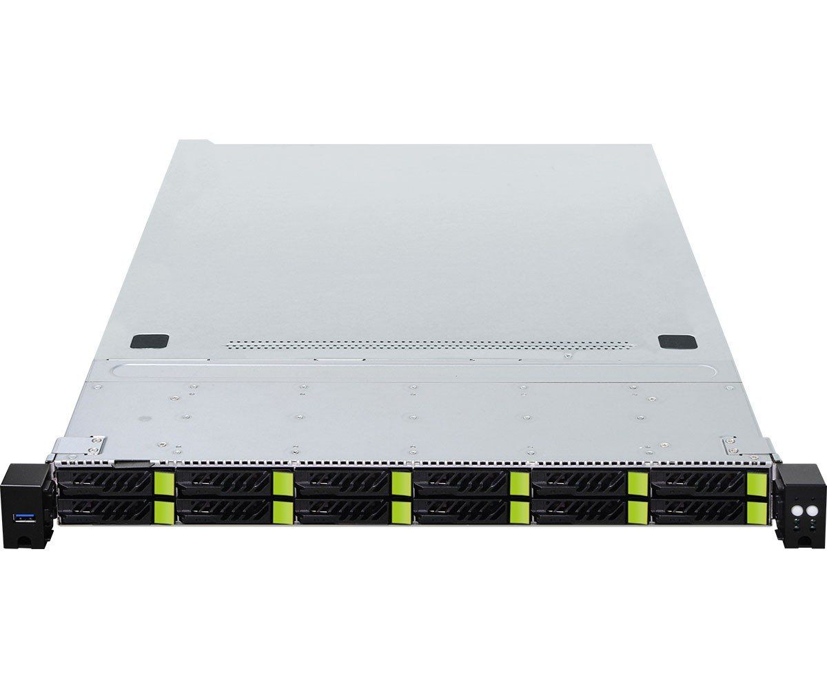 ASRock Server platform 1U12E-GENOA/2L2T, Rack 1U, UP, AMD EPYC 9004, 12xSFF, 2xGbE, 2x10GbE, Red. PSU, IPMI (without CPU, RAM, HDD/SSD)_4