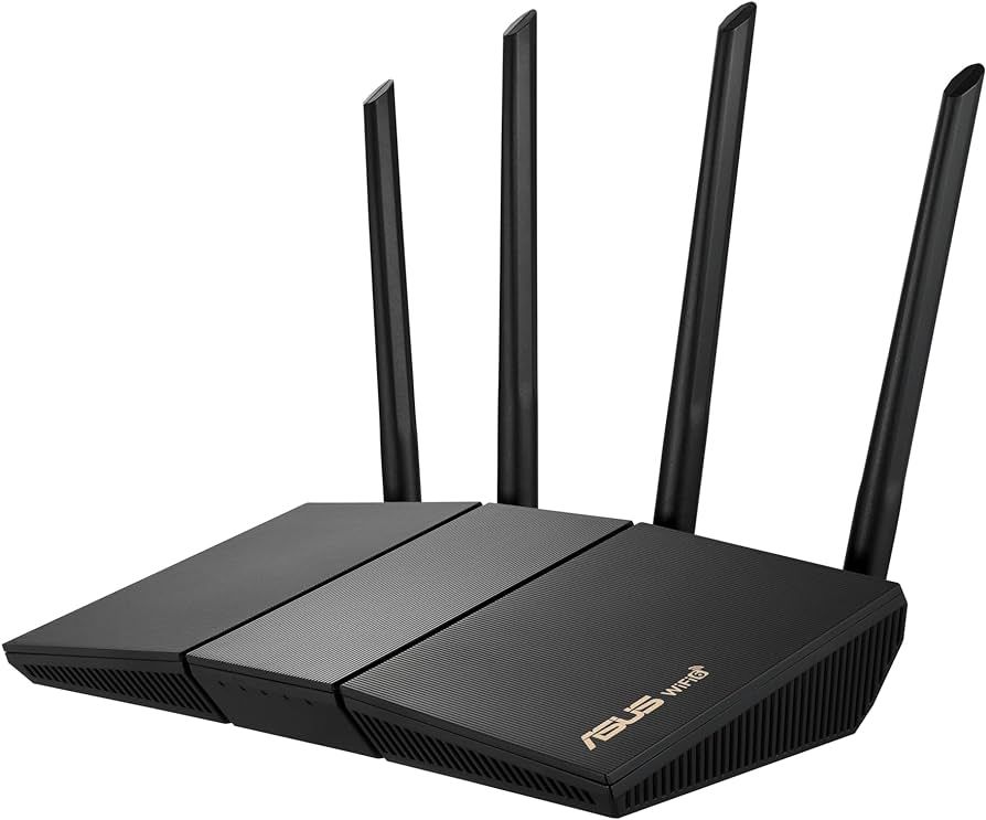 ASUS RT-AX57 router wireless Gigabit Ethernet Bandă dublă (2.4 GHz/ 5 GHz) Negru_1
