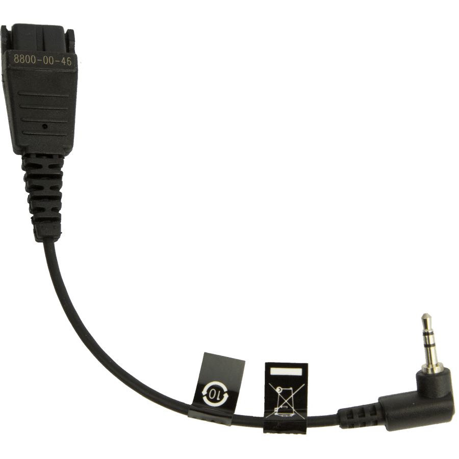 Jabra 8800-00-46 cablu audio 0,15 m QD 2.5mm jack Negru_1