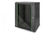 16U wall mounting cabinet, Dynamic 789x600x450 mm, color black (RAL 9005)_3