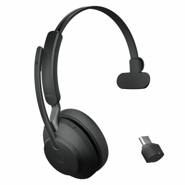 Jabra Evolve2 65, UC Mono Căști Fără fir Bandă de fixare pe cap Birou/Call center USB tip-C Bluetooth Negru_1
