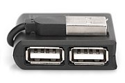 USB 2.0 High-Speed Hub 4-Port 4x USB A/F, 1x USB B mini/M, incl. USB cable_5