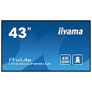 IIYAMA LH4360UHS-B1AG 43inch 3840x2160 UHD VA panel Haze 25perc 500cd/m Landscape and Portrait Wallmount Included_2