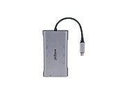 dAHUA 9 IN 1 USB 3.1 Type-C to USB 3.0 + HDMI + RJ45 + VGA + SD/TF +PD Docking Station, intrare: USB 3.1 Type-C, Iesire: 3 * USB 3.0, 1 * HDMI, 1 * VGA, 1 * RJ45, 1 * SD, 1 * TF, 1 * PD, 1 × VGA supporta 1920 × 1080@ 30 Hz, 1 × RJ-45, suporta 10/100/1000 Mbps._1