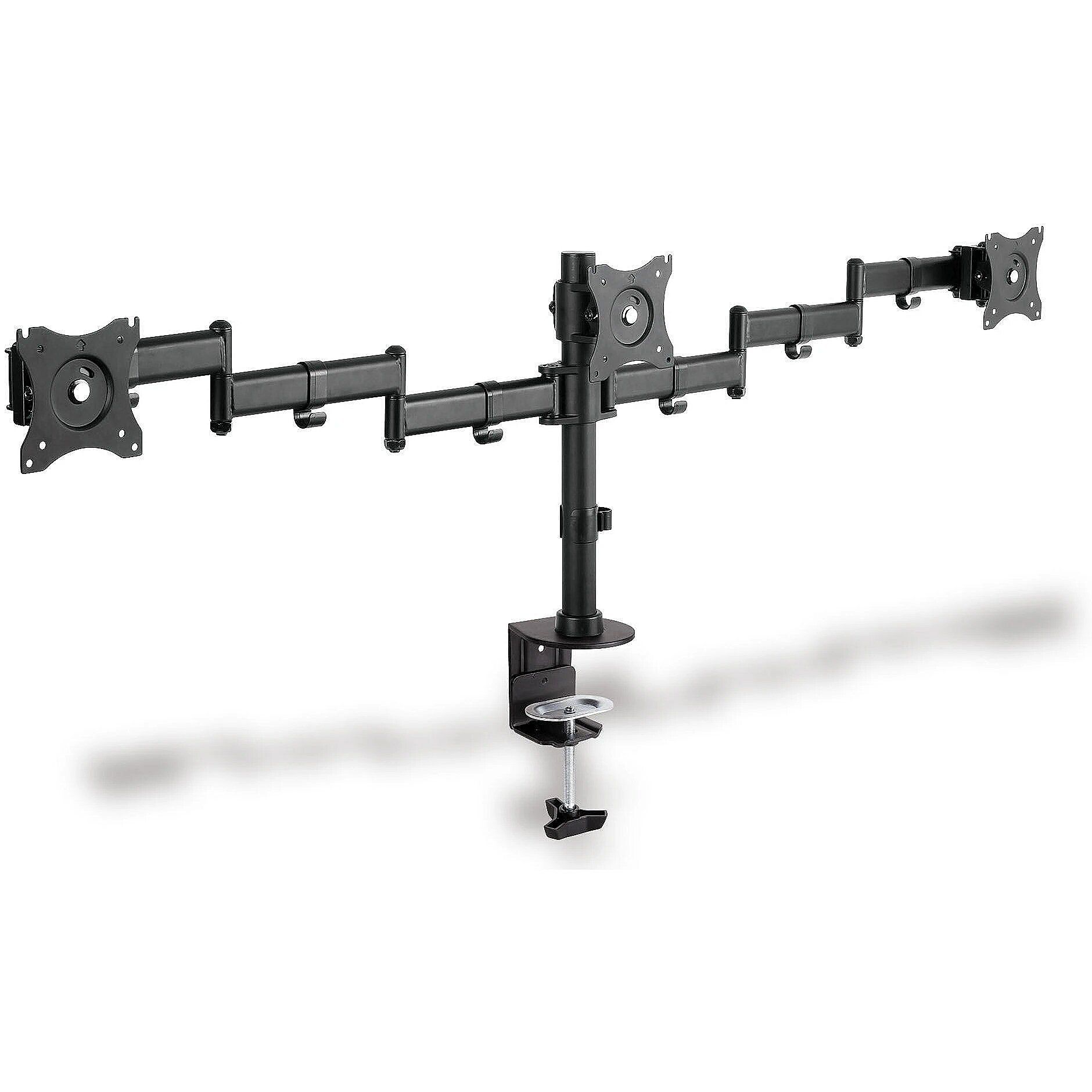 DIGITUS DA-90362 Clamb Mount Monitor Stand 3xLCD max. 3x27 adjustable and rotated 360_1