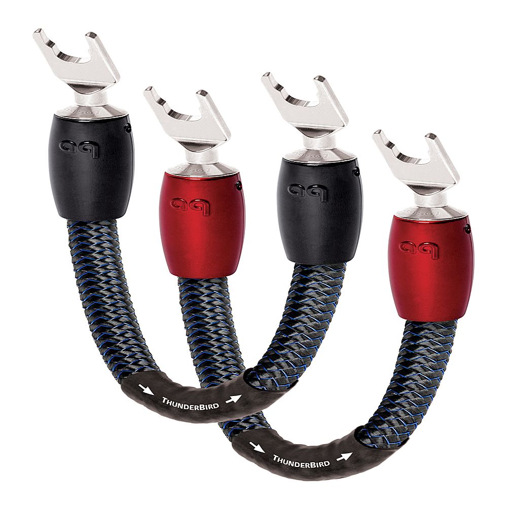 Jumper Biwire Audioquest Thunderbird (SPADE-SPADE), cupru PSC+, 4buc/set