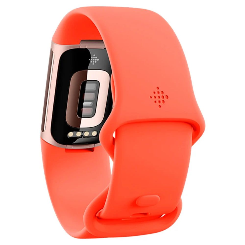 Fitbit Charge 6 OLED Wristband Activity Tracker coral/aluminium gold_1