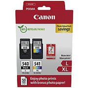 Canon pachet cartuse cearneala PG-540 /CL-541 Photo value pack, capacitate negru: 180 pagini/8ml, Color: 180 pagini / 8ml, Compatibil cu: PIXMA MG2140, PIXMA MG2150, PIXMA MG2155, PIXMA MG2250, PIXMA MG3140, PIXMA MG3150, PIXMA MG3250, PIXMA MG3550, PIXMA MG3650, PIXMA MG3650S, PIXMA MG4250, PIXMA_1