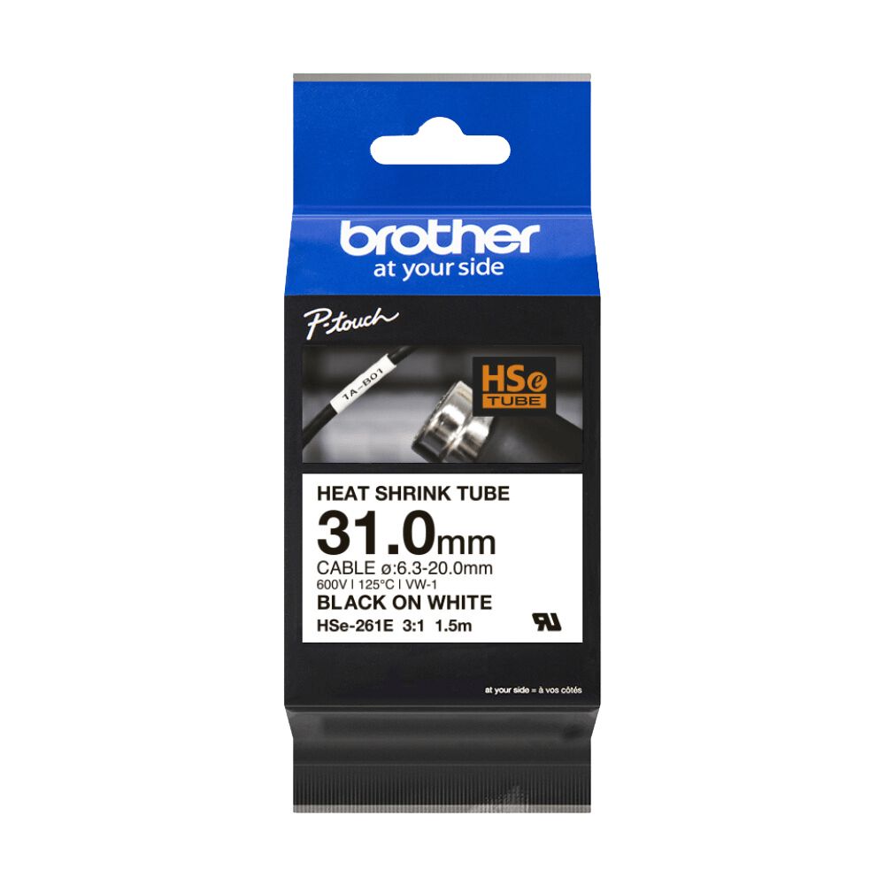 BROTHER HSE261E HEAT SHR TUBE TAPE B/W 31.0MM WIDE_1