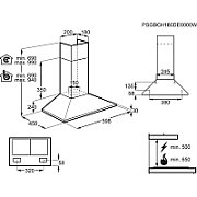 Hota de bucatarie tip semineu Electrolux LFC316X, 1 motor, 3 trepte de viteza, capacitate maxima de absortie aer 420 mc/h, nivel maxim de zgomot 66 dB, butoane de control, lampa 2 LED-uri, 2 filtre aluminiu de grasime, clasa eficienta energetica C, dimensiuni 69x59.8x45 cm, culoare inox_6