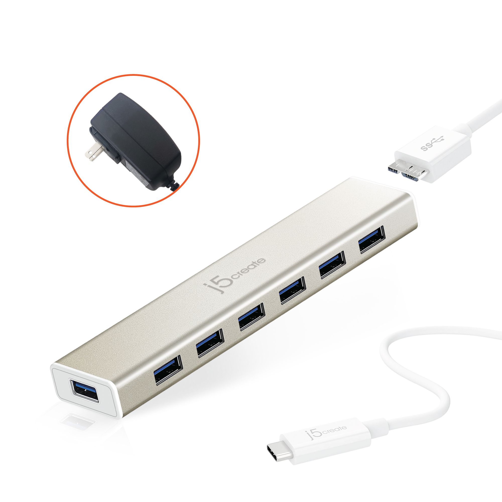 USB-C 7- PORT HUB - EU/UK/_1