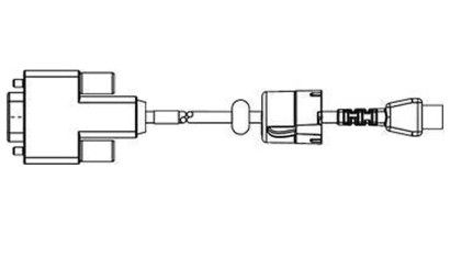 KIT ACC QLn/ZQ6 Serial Cable, 6' (with strain relief) PC-DB9_1