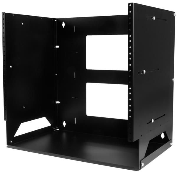 8U WALL-MOUNT RACK WITH SHELF/._1
