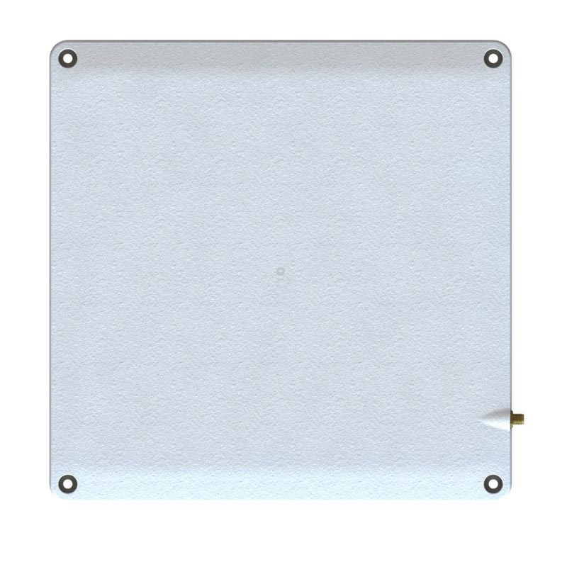 SLIM IP67-RATED RFID ANTENNA FOR INDOOR/OUTDOOR USE, VESA STUDDED MOUNT, ETSI FREQ., SIZE: 9.8