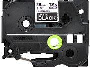 TZE-M365 LAMINATED TAPE/36MM 8M BLACK MATT/WHIT_1