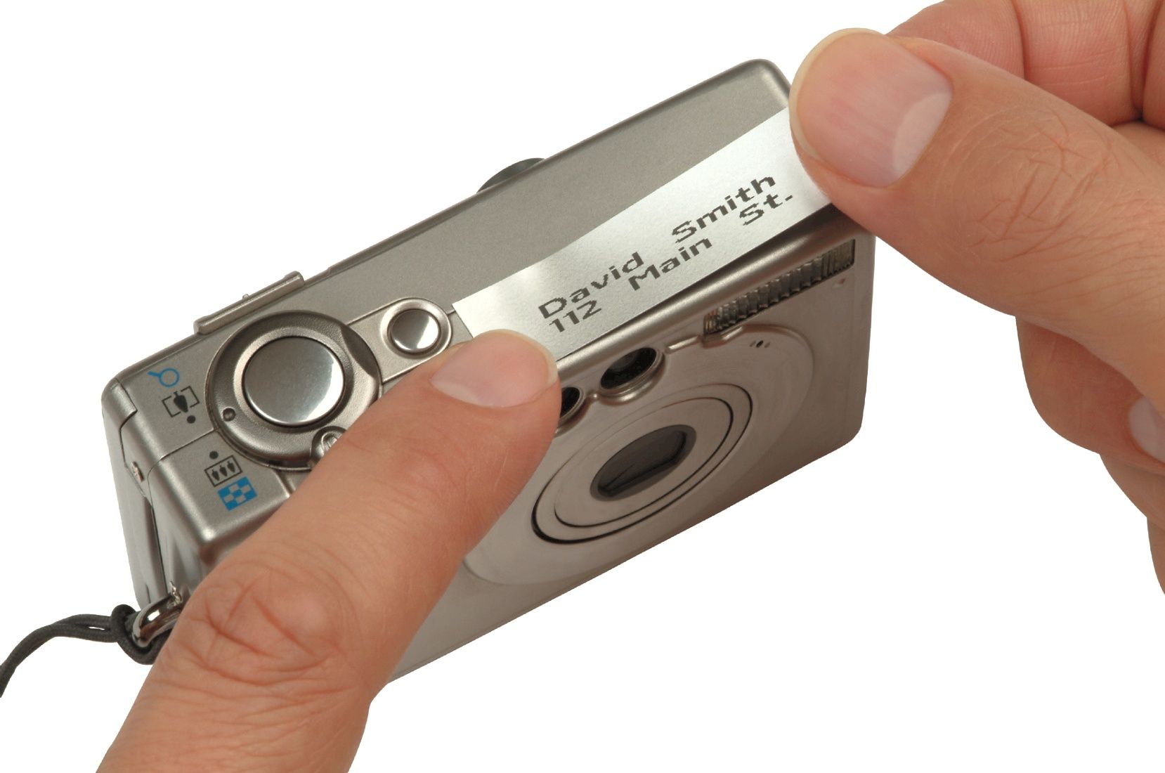 LETRATAG METALLIC TAPE 12MMX4M/BLACK/SILVER_2