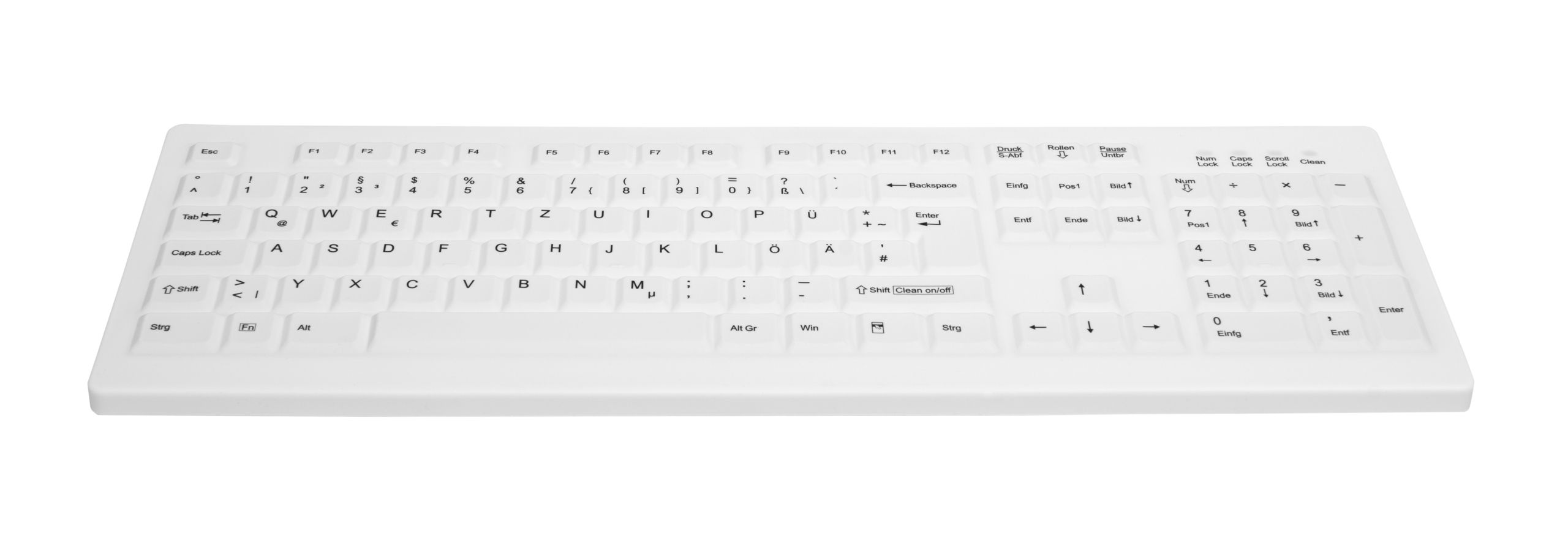 CHERRY AK-C8100 PROT. KEYBOARD/WHITE_3