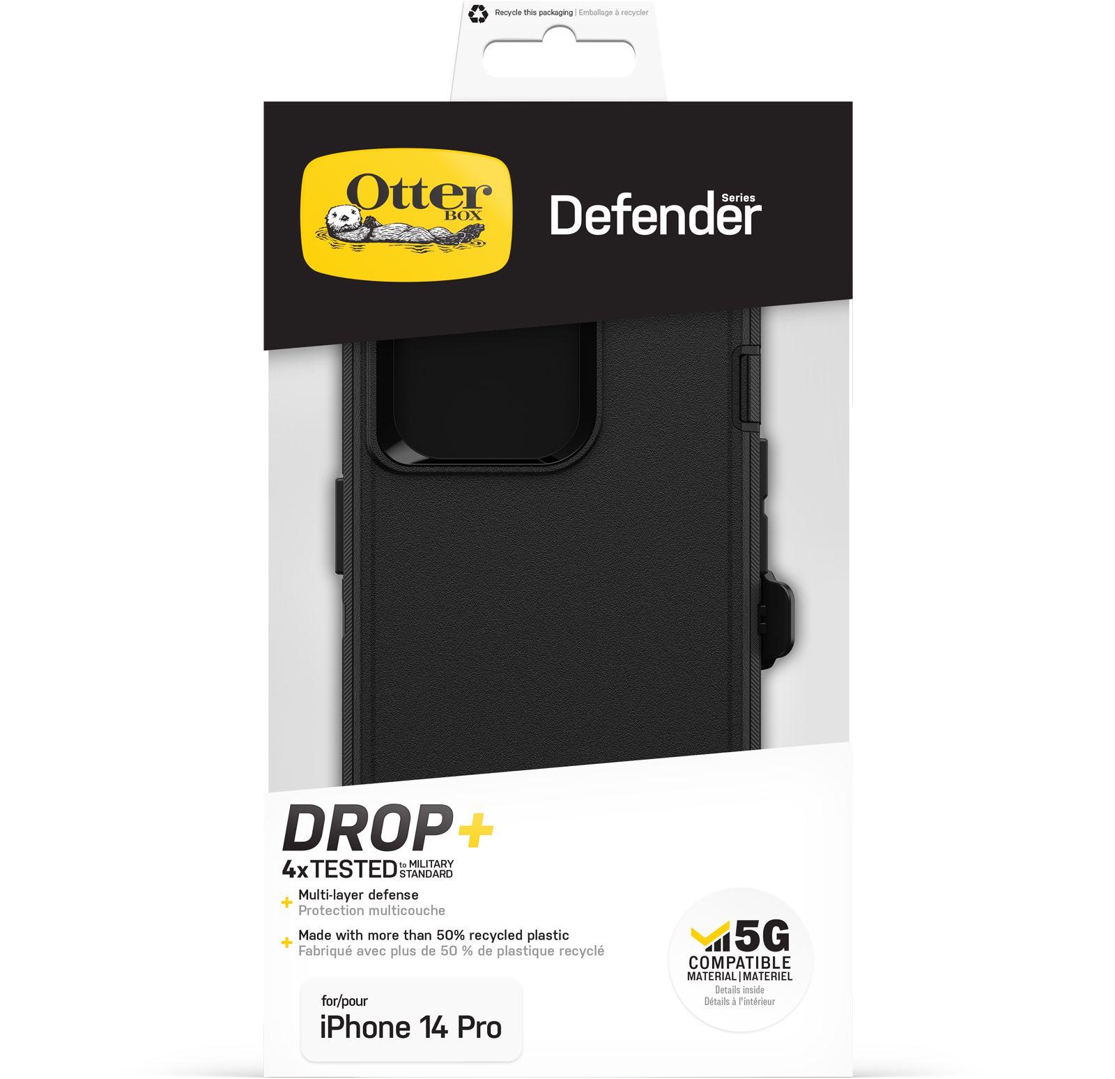 OTTERBOX DEFENDER APPLE IPHONE/14 PRO - BLACK_6