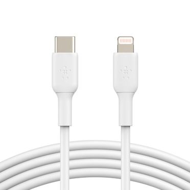 LIGHTNING/USB-C CABLE/PVC MFI 1M WHITE_1