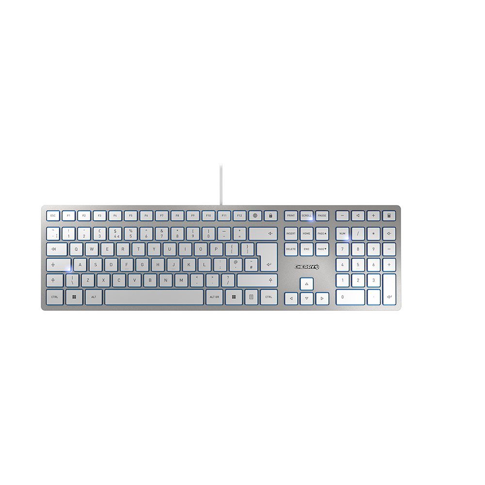 CHERRY KC 6000 SLIM SILVER/CORDED KEYBOARD USB_1
