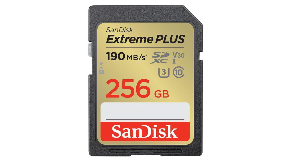 EXTREME PLUS 256GB SDXC MEMORY/CARD 190MB/S 130MB/S UHS-I CL 10_1