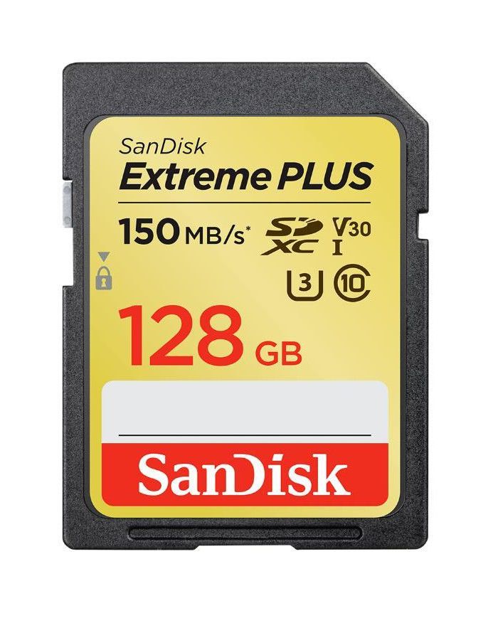 EXTREME PLUS 128GB SDXC MEMORY/CARD 190MB/S 90MB/S UHS-I CL. 10_1