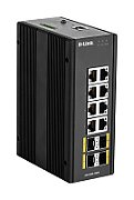 12 PORT L2 MANAGED SWITCH/WITH 8X10/100/1000BASET(X) PORTS IN_1