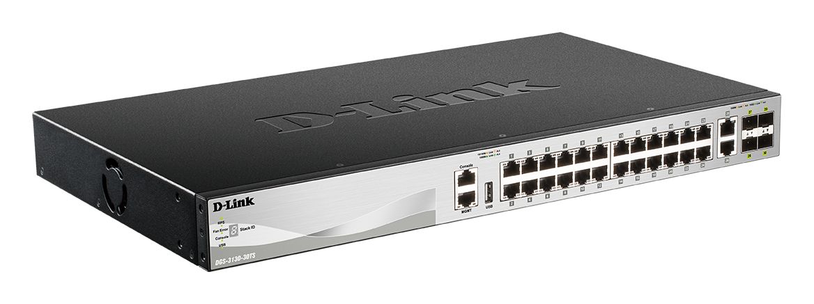 30-PORT STACKABLE SWITCH/24X1G 2X10G CU 4XSFP+ LAYER 3_2