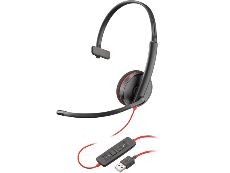 Poly Blackwire 3210 Monaural USB-A Headset_1