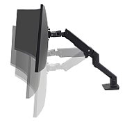 HX DESK MONITOR ARM/WITH HD PIVOT MATTE BLACK_3