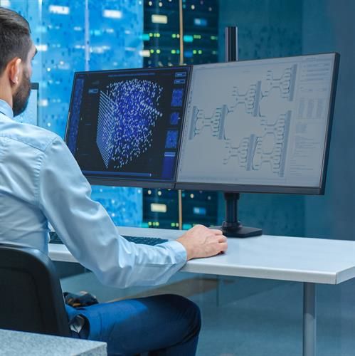 LX DUAL STACKING ARM TALL POLE/MATTE BLACK_4