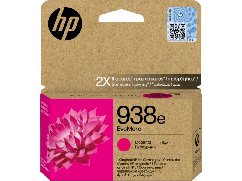 HP 938E EVOMORE MAGENTA/ORIGINAL INK CARTRIDGE_1