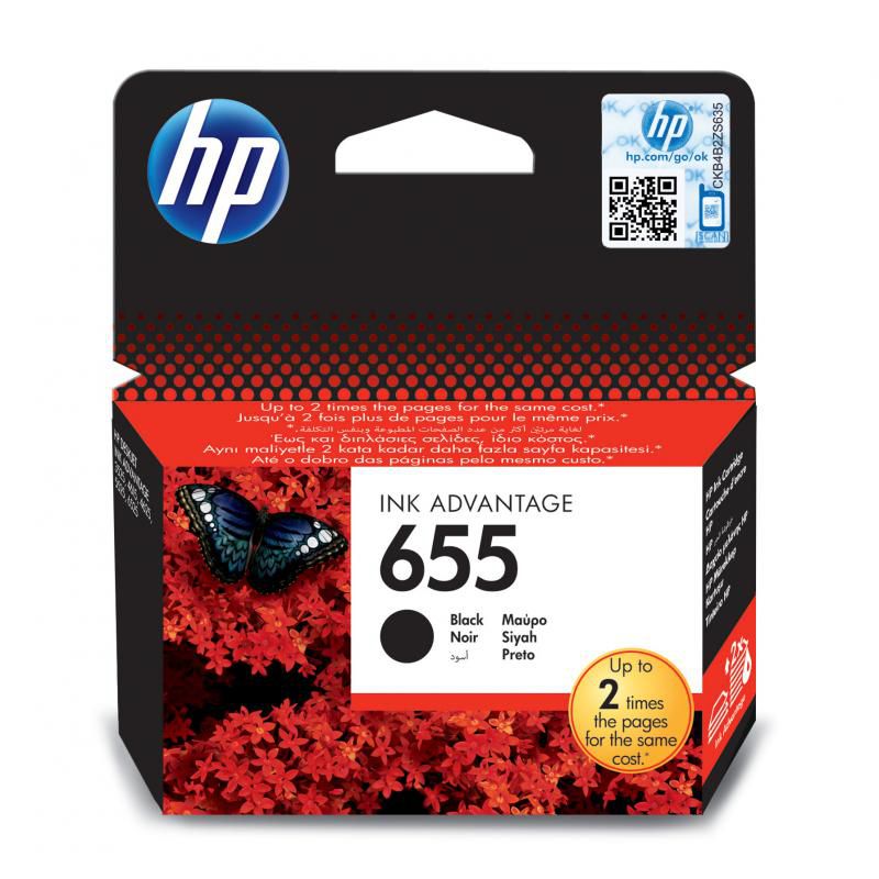 Cartus cerneala HP CZ109AE, black, 14 ml, Deskjet Ink Advantage 3525E-AIO,Deskjet Ink Advantage 4615 E-AIO, Deskjet Ink Advantage 46 25E-AIO,Deskjet Ink Advantage 5525 E-AIO, Deskjet Ink Advantage 6525E-AIO,NR.655_1