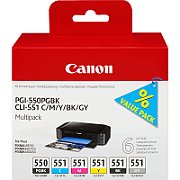 PGI-550/CLI-551PGBK/C/M/Y/BK/GY/MULTI PACK/VALUE PACK NON-BLIST_2