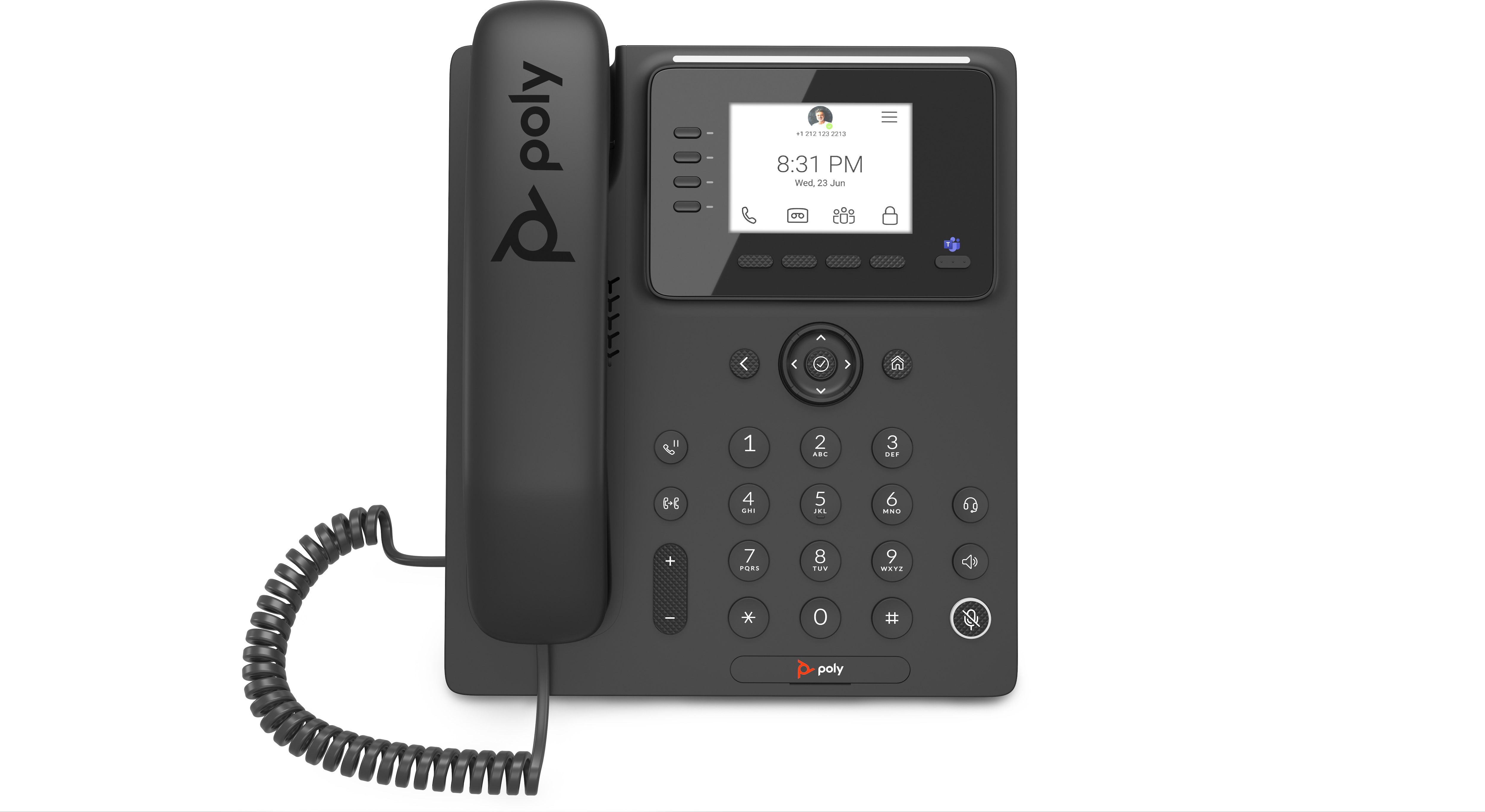 Poly CCX 350 Business Media Phone for Microsoft Teams and PoE-enabled No localization_1