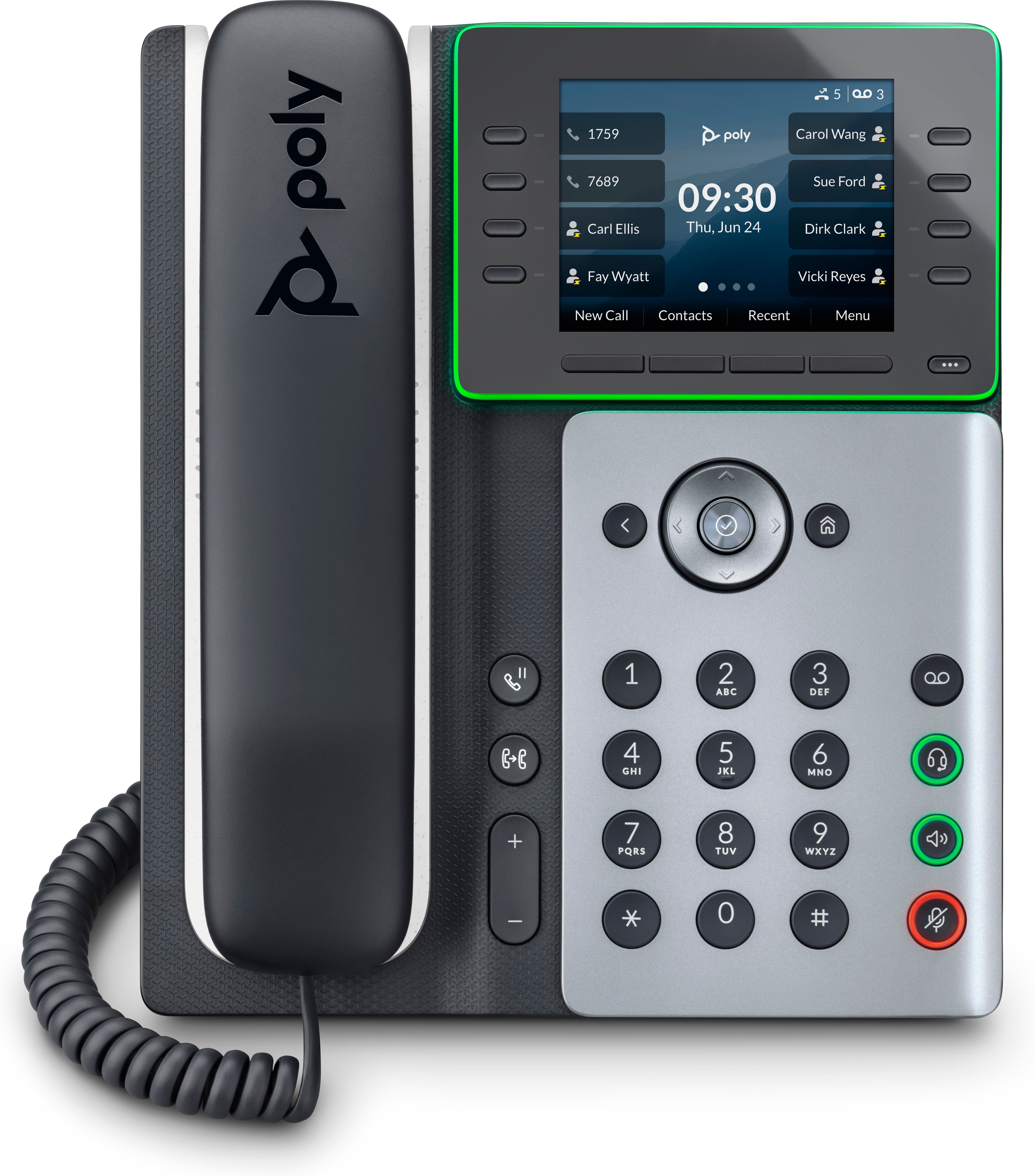 Poly Edge E350 IP Phone and PoE-enabled_1