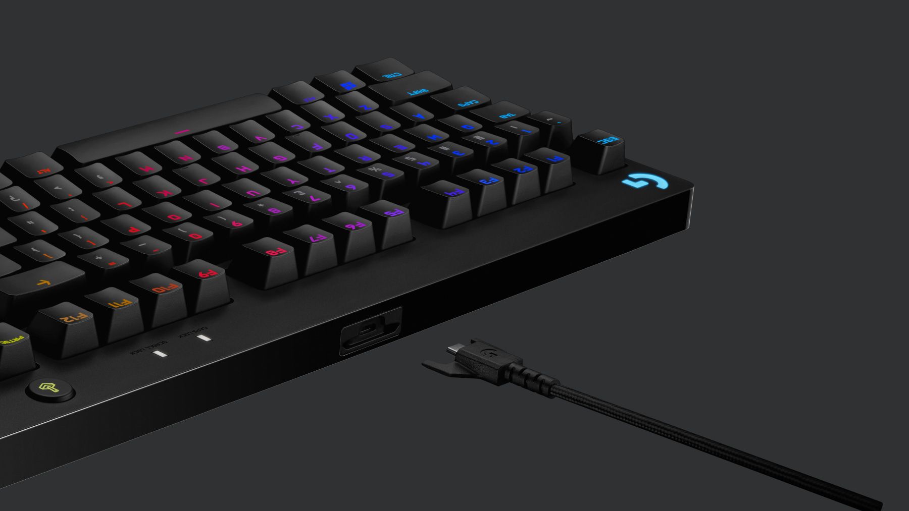 G PRO MECHANICAL GAMING KEYB./BLACK - UK - USB - N/A INTNL-973_7